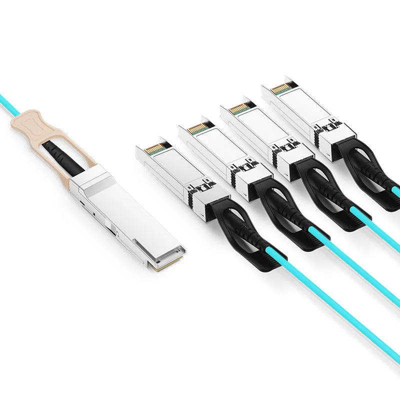 NSComm 100G QSFP28 to 4x25G SFP28 Active Optical Cable, OM3 Multimode, up to 30m - Image 3