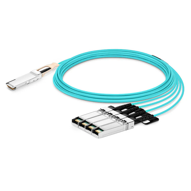 NSComm 100G QSFP28 to 4x25G SFP28 Active Optical Cable, OM3 Multimode, up to 30m - Image 5