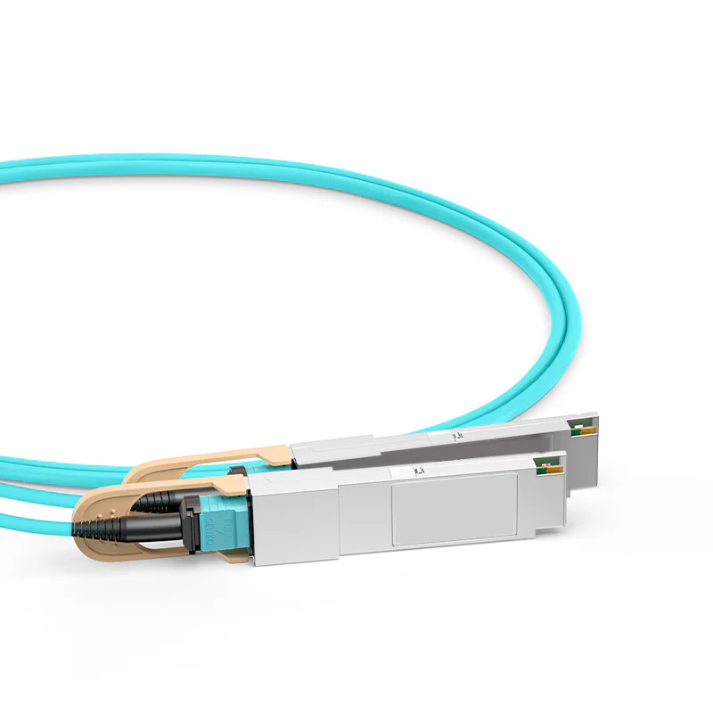 NSComm 400G QSFP56-DD to 2x200G QSFP56 Active Optical Cable, OM3 Multimode, up to 30m - Image 3