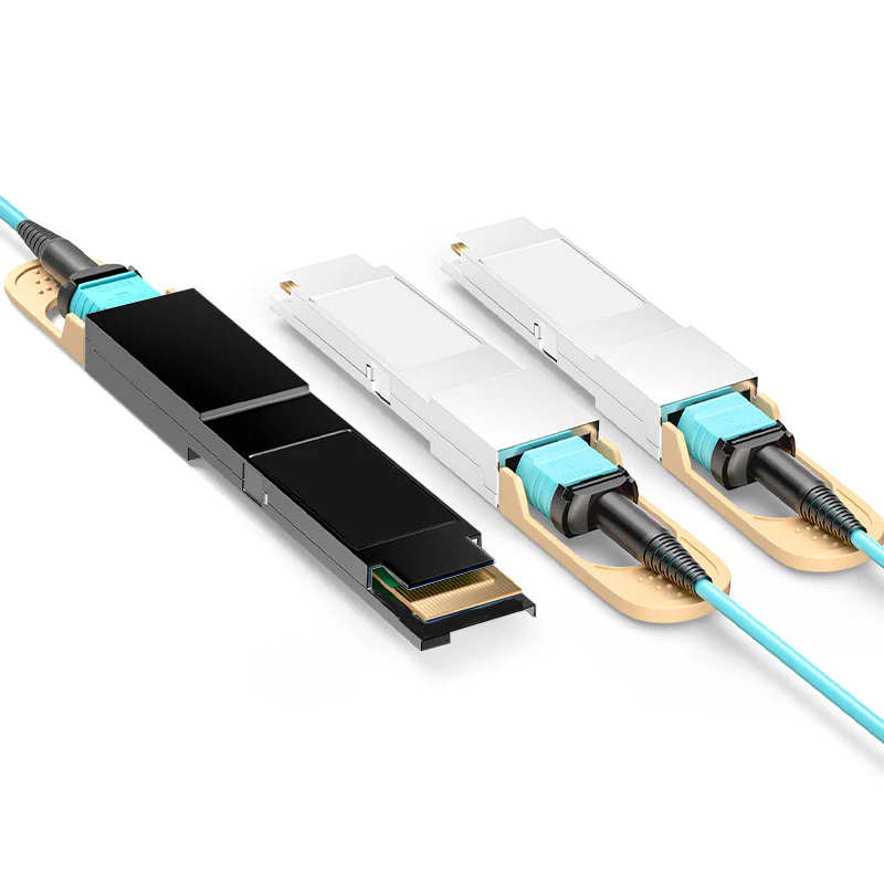 NSComm 400G QSFP56-DD to 2x200G QSFP56 Active Optical Cable, OM3 Multimode, up to 30m - Image 5