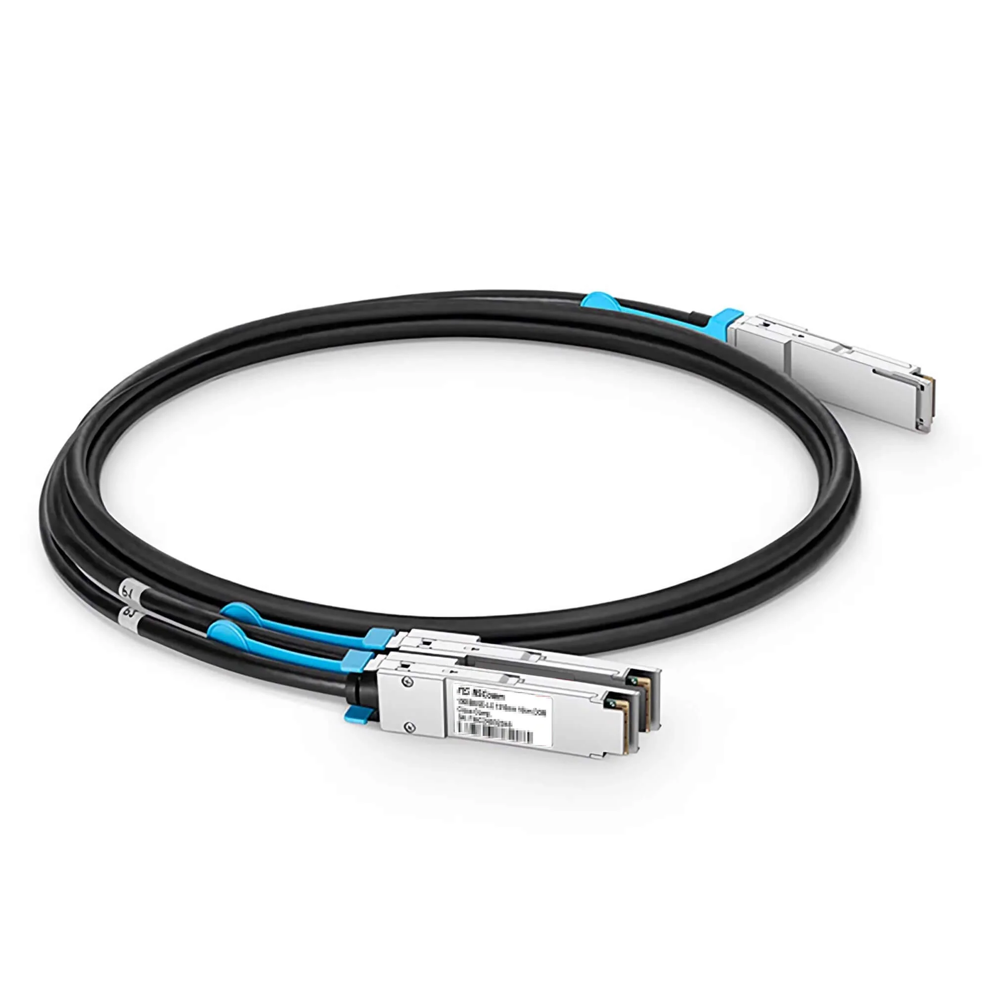 NSComm 100G QSFP28 to 2 x 50G QSFP28 Ethernet Active Direct Attach Copper Breakout Cable up to 9m(29ft) - Image 5