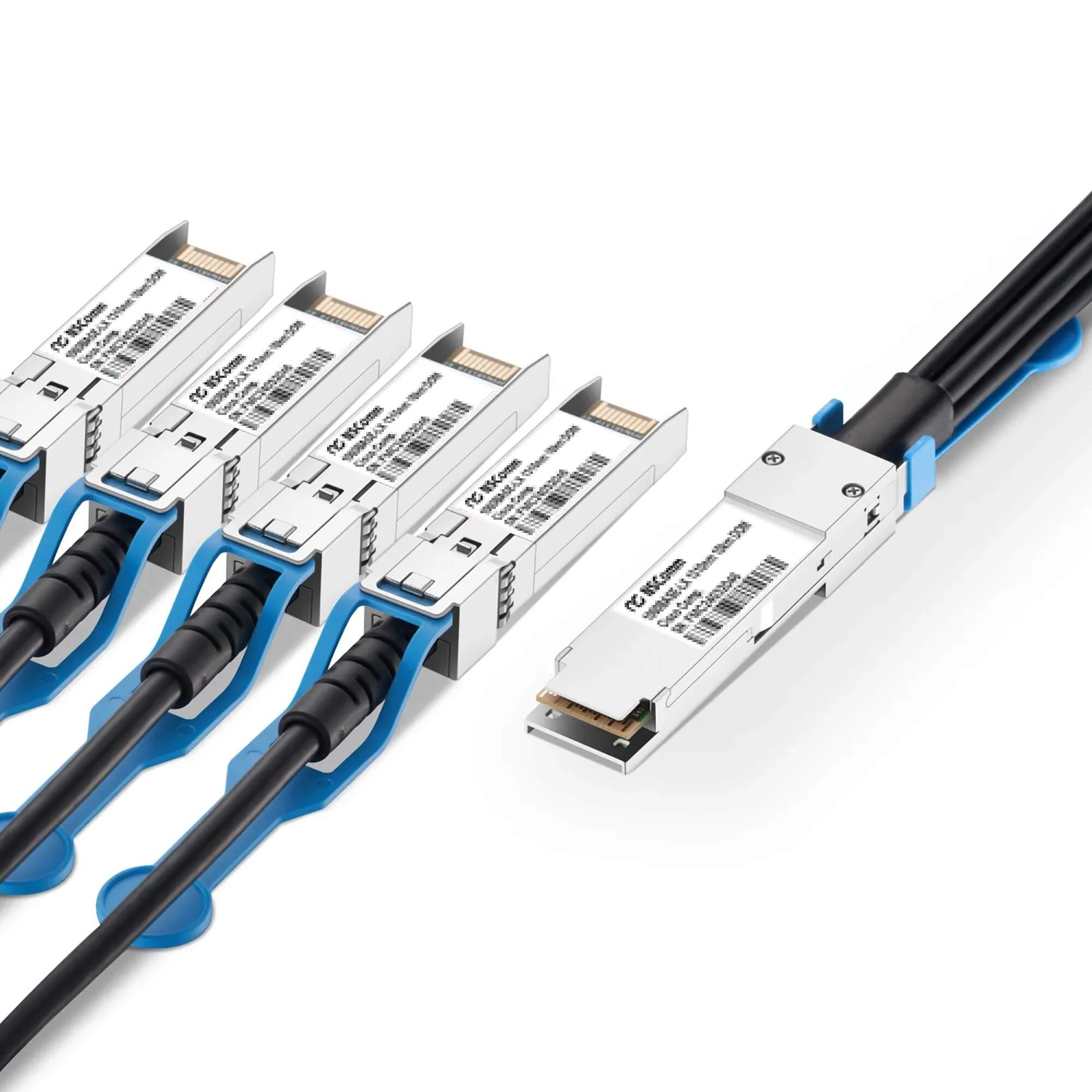 NSComm 100G QSFP28 to 4 x 25G SFP28 Ethernet Active Direct Attach Copper Breakout Cable up to 9m(29ft) - Image 3