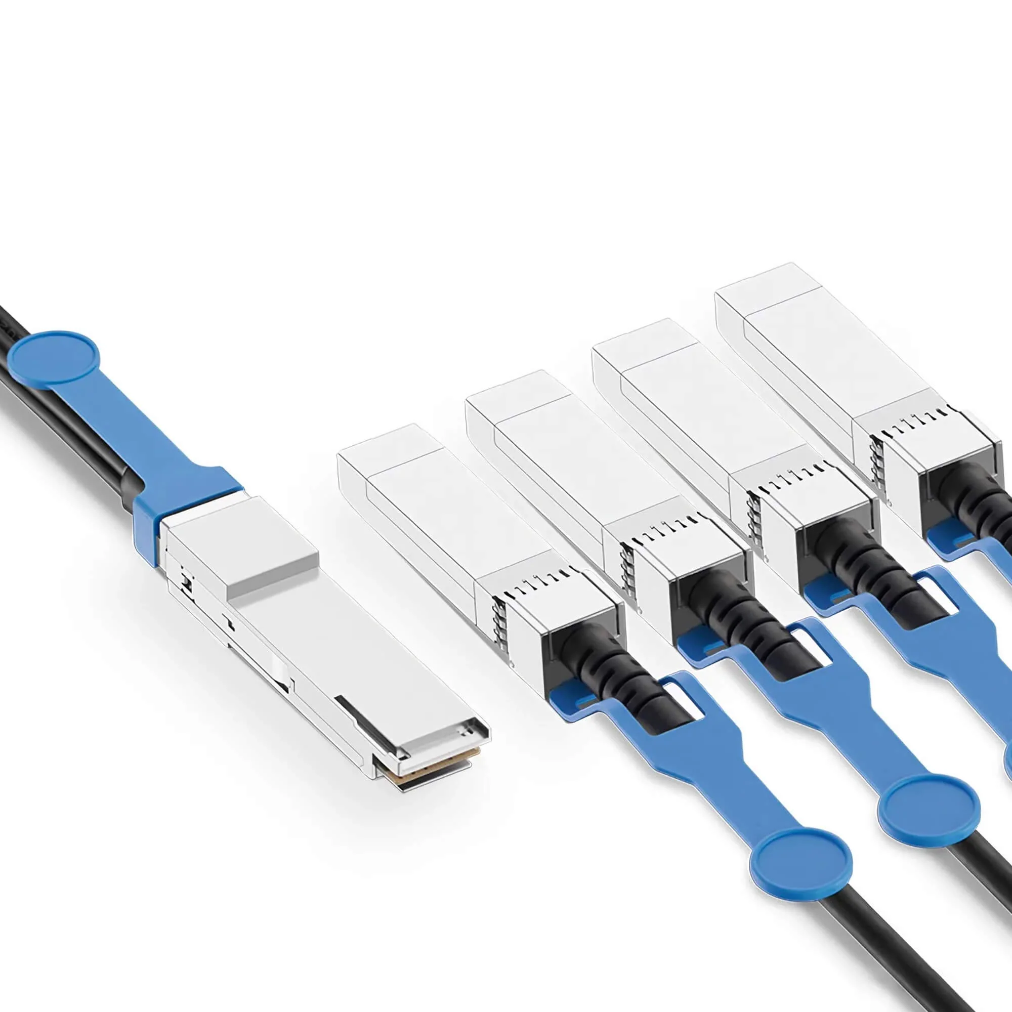 NSComm 40G QSFP+ to 4 x 10G SFP+ Active Direct Attach Copper Breakout Cable up to 9m(29ft) - Image 3